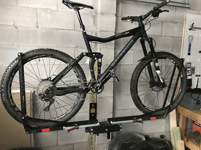 Trailer Hitch Bike Rack Storage Wall Mount Organizer Receiver Adapter 